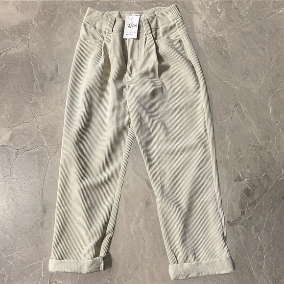 On You Sheina Cream Curdoroy Pants - Picture 1 of 7